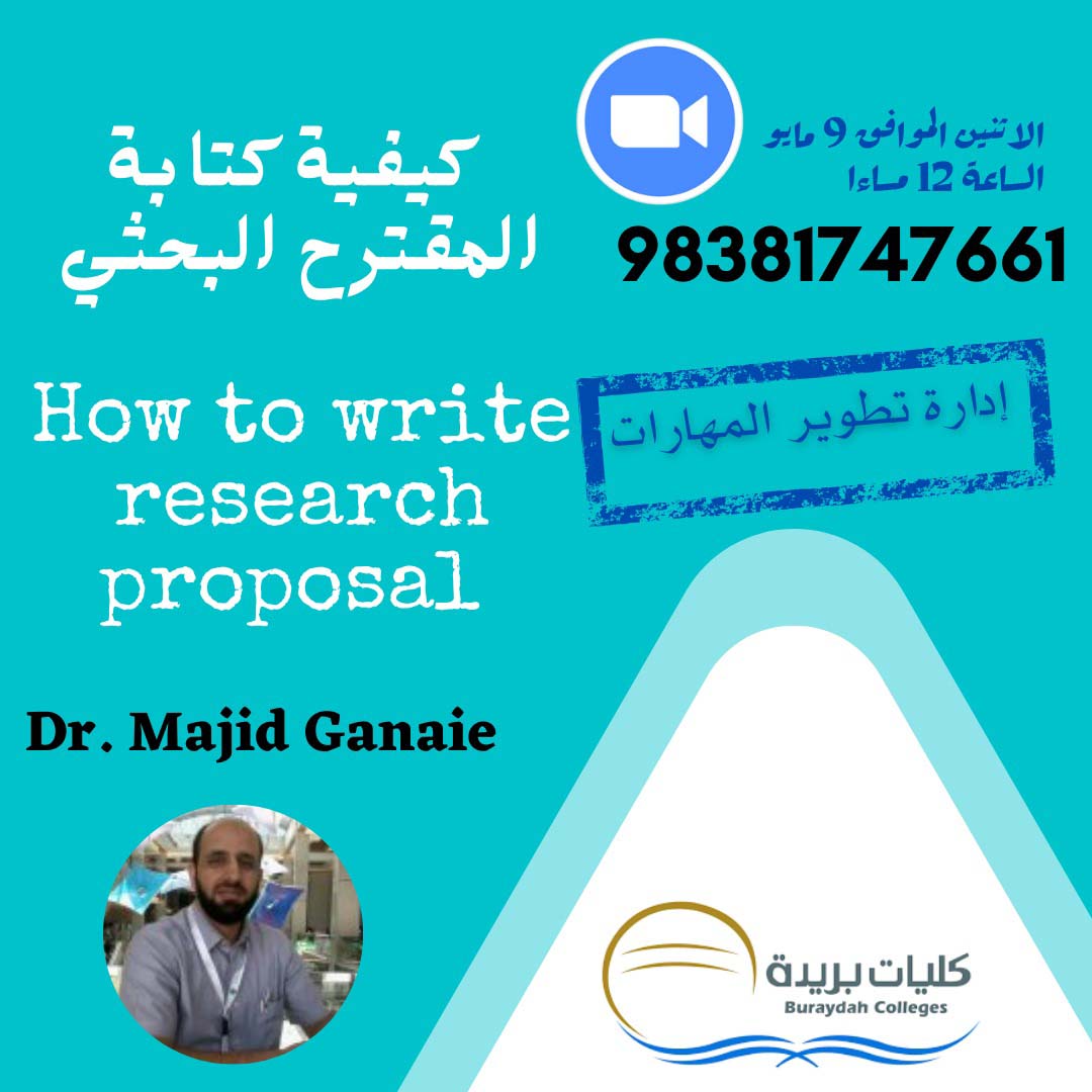 How to write Research Proposals